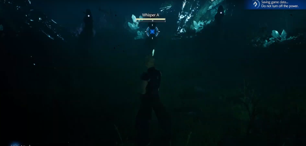 cloud fights the whisperes