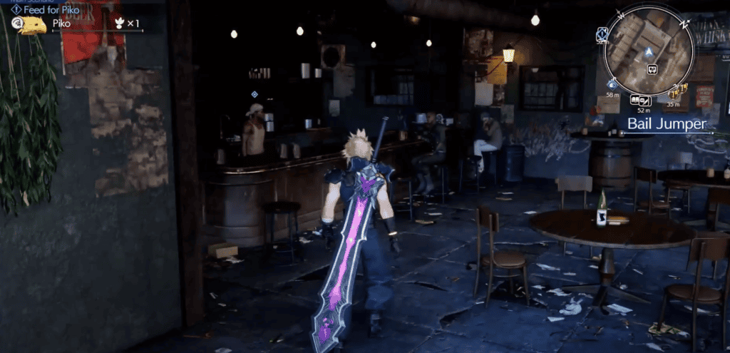 cloud in a bar