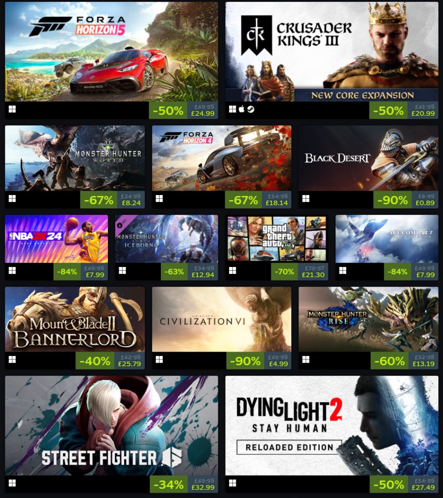 steam titles
