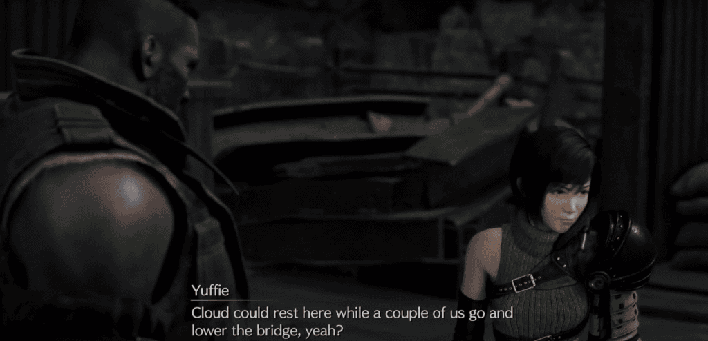 yuffie and barret