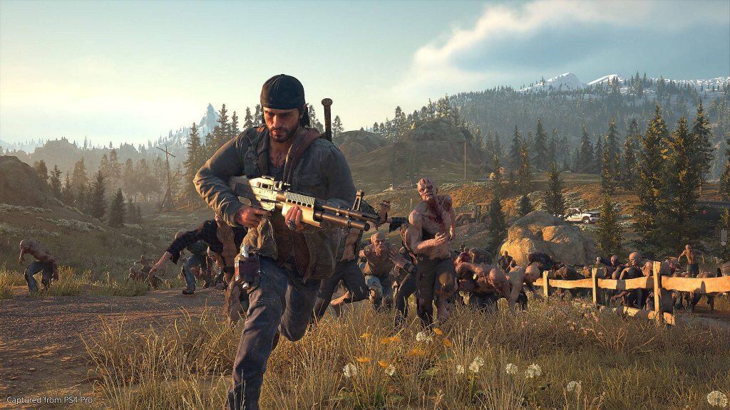 days-gone deacon runs from a horde