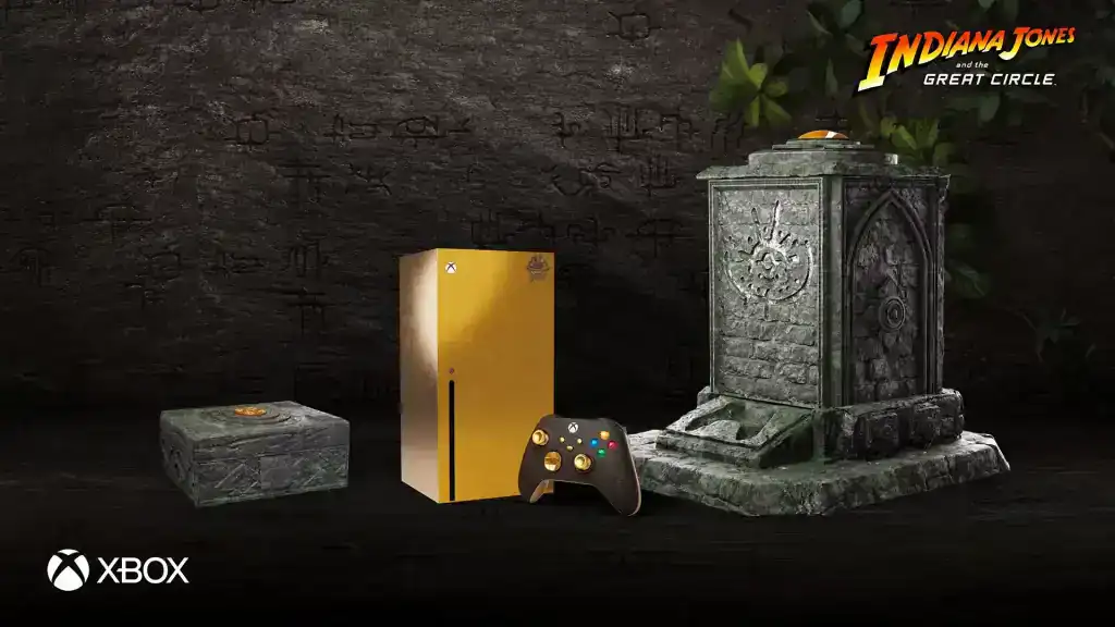 Indiana Jones themed Xbox console