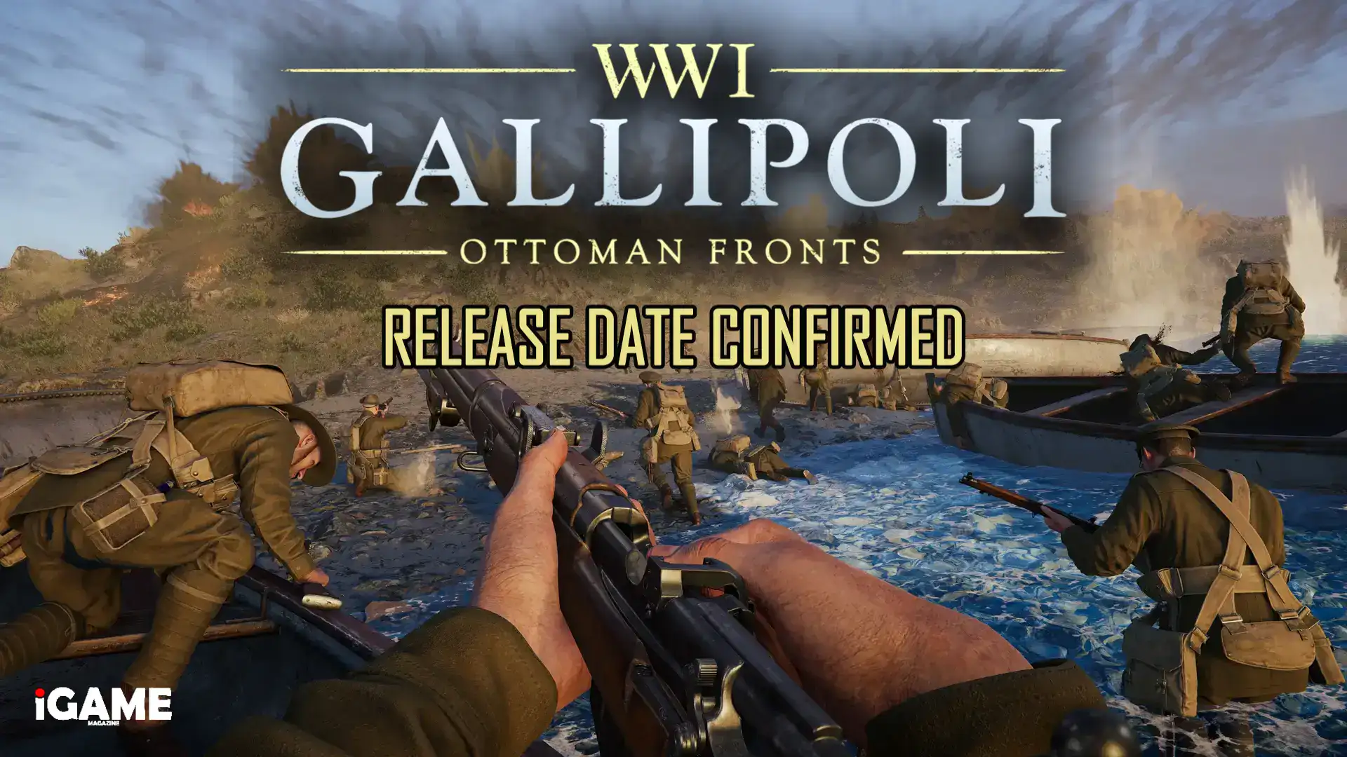 Gallipoli release date confirmed featured image showing the WWI Ottoman Fronts landing