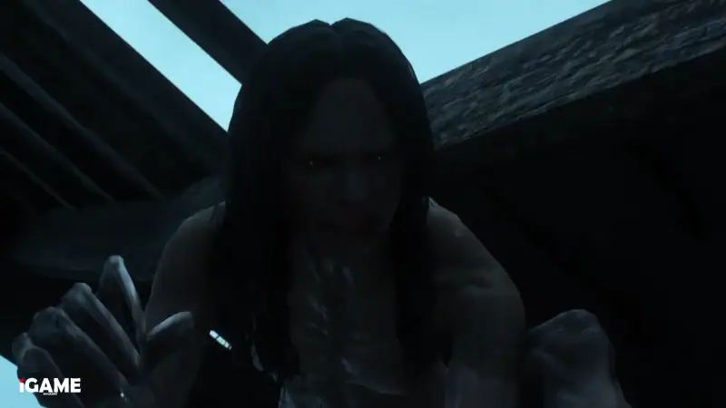 Dark creature encounter during a Witcher 3 quest