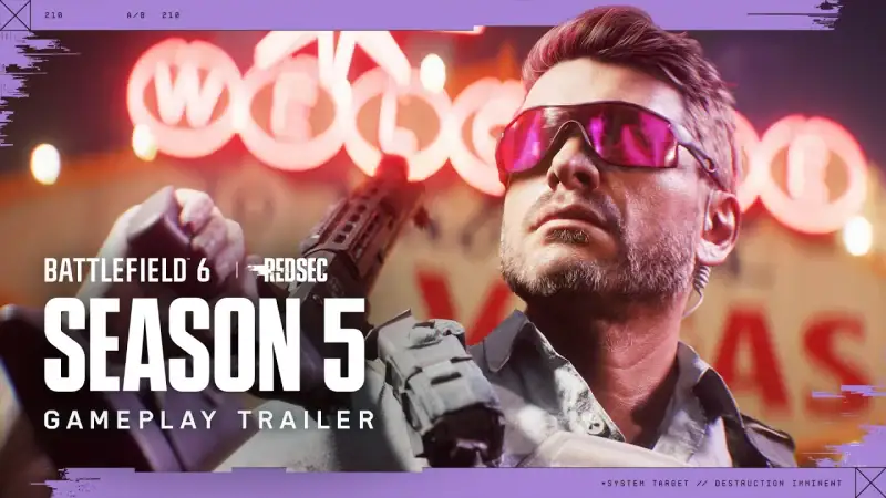 Watch the official Battlefield 6 Season 5 Las Vegas gameplay trailer
