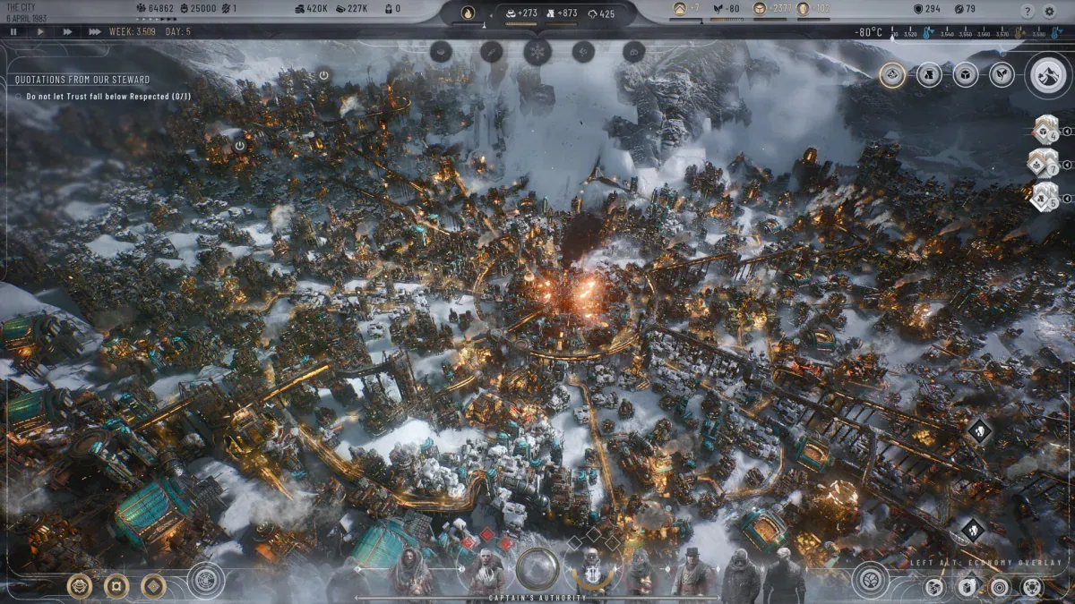 Official Frostpunk 2 screenshot