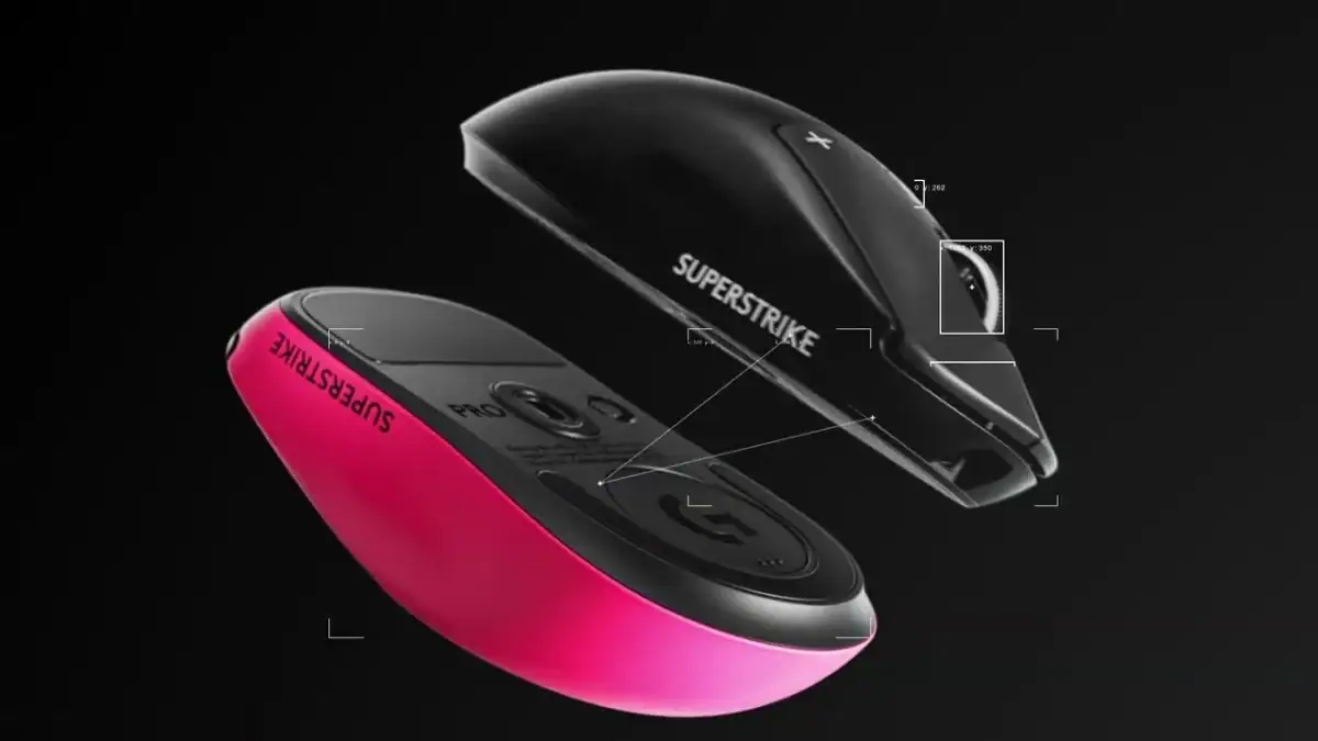 Logitech G PRO X3 SUPERSTRIKE wireless gaming mouse