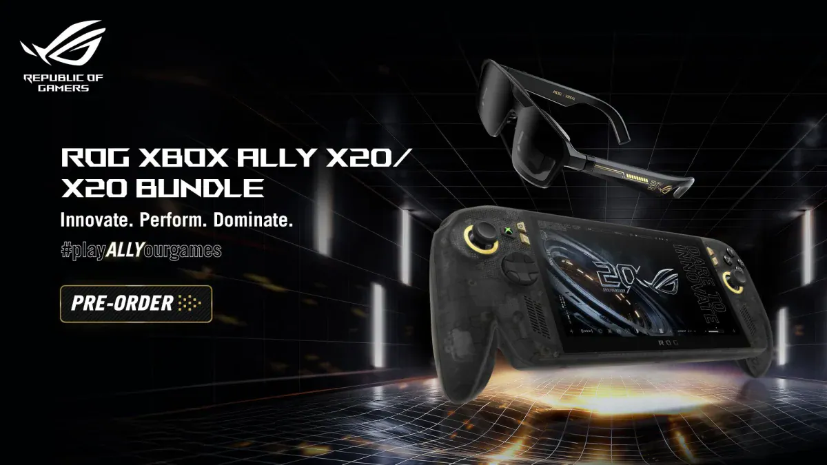ROG Xbox Ally X20 handheld and 20th anniversary bundle