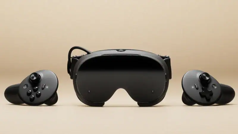 Valve Steam Frame standalone VR headset and controllers