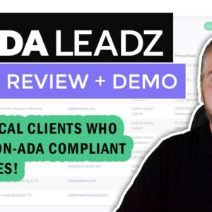 ADA Leadz Review & Demo: ADA Lead Generation & Audit With ADA Leadz
