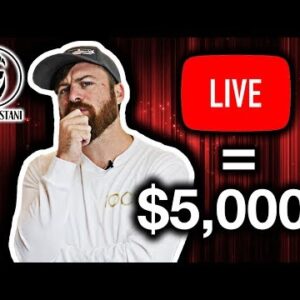 How To Make $5,000 Per Hour Live Streaming (On YouTube)
