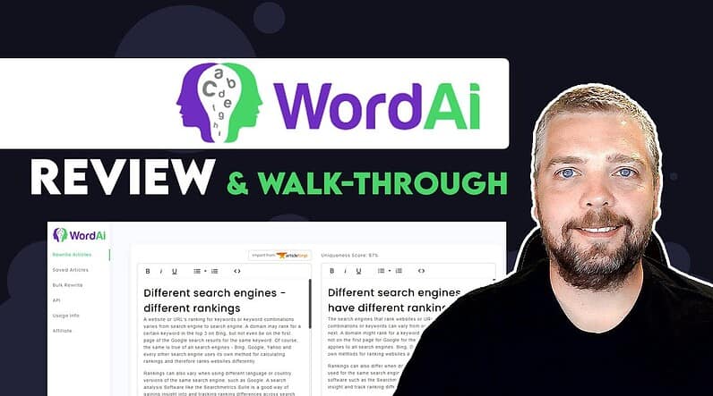 WordAI Review and Demo | The Best Article Rewriter?