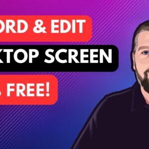 How To Record Desktop Screen Tutorial | Free Screen Recording Software