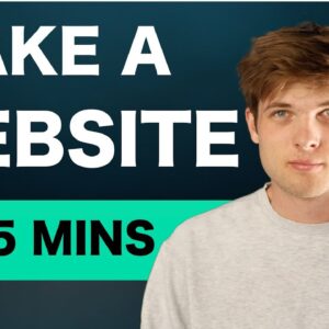 How to Make A Website in 15 Minutes Using Squarespace - 2024 Tutorial (Step by Step)