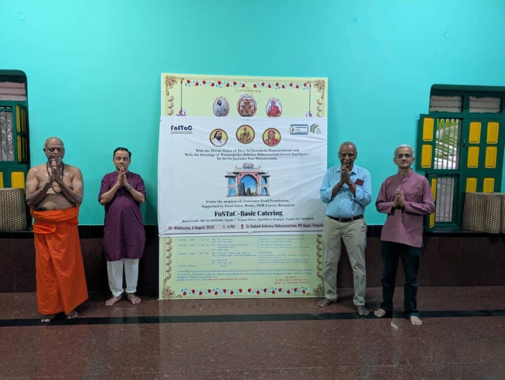 Elevating Temple Offerings: Rajarajeshwari Temple Joins Hands with InFoFo and Food Safety Works for BHOG Certification