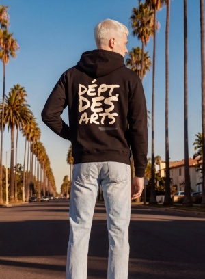Dept. Des Arts black hoodie back