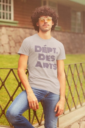 Dept. Des Arts - retro- Unisex t-shirt