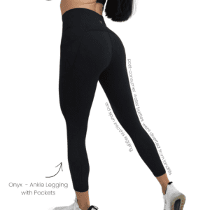 Ankle Leggings made from recycled plastic