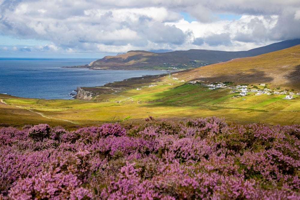 Cliffs and coastline along the West Coast of Ireland.