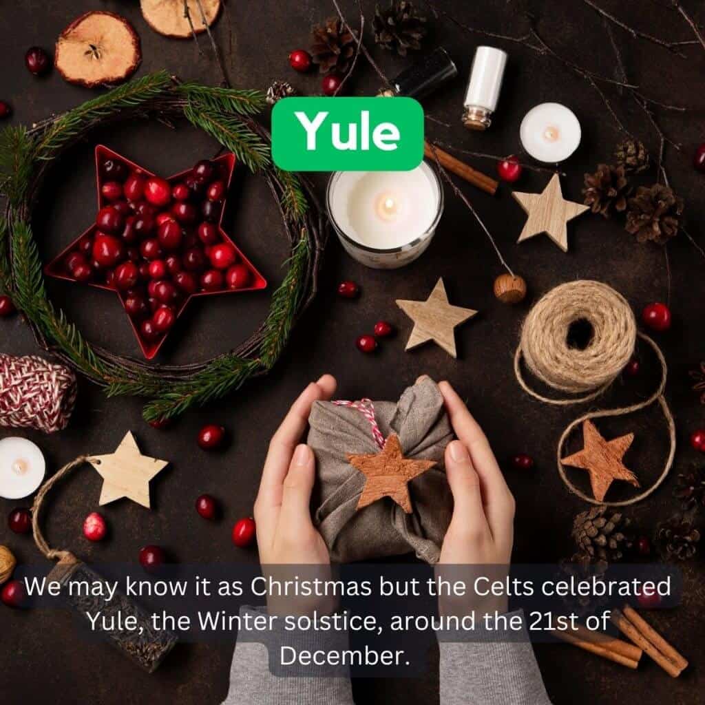 Crunchy fresh cranberries in a star-shaped dish for Irish holiday celebrations.