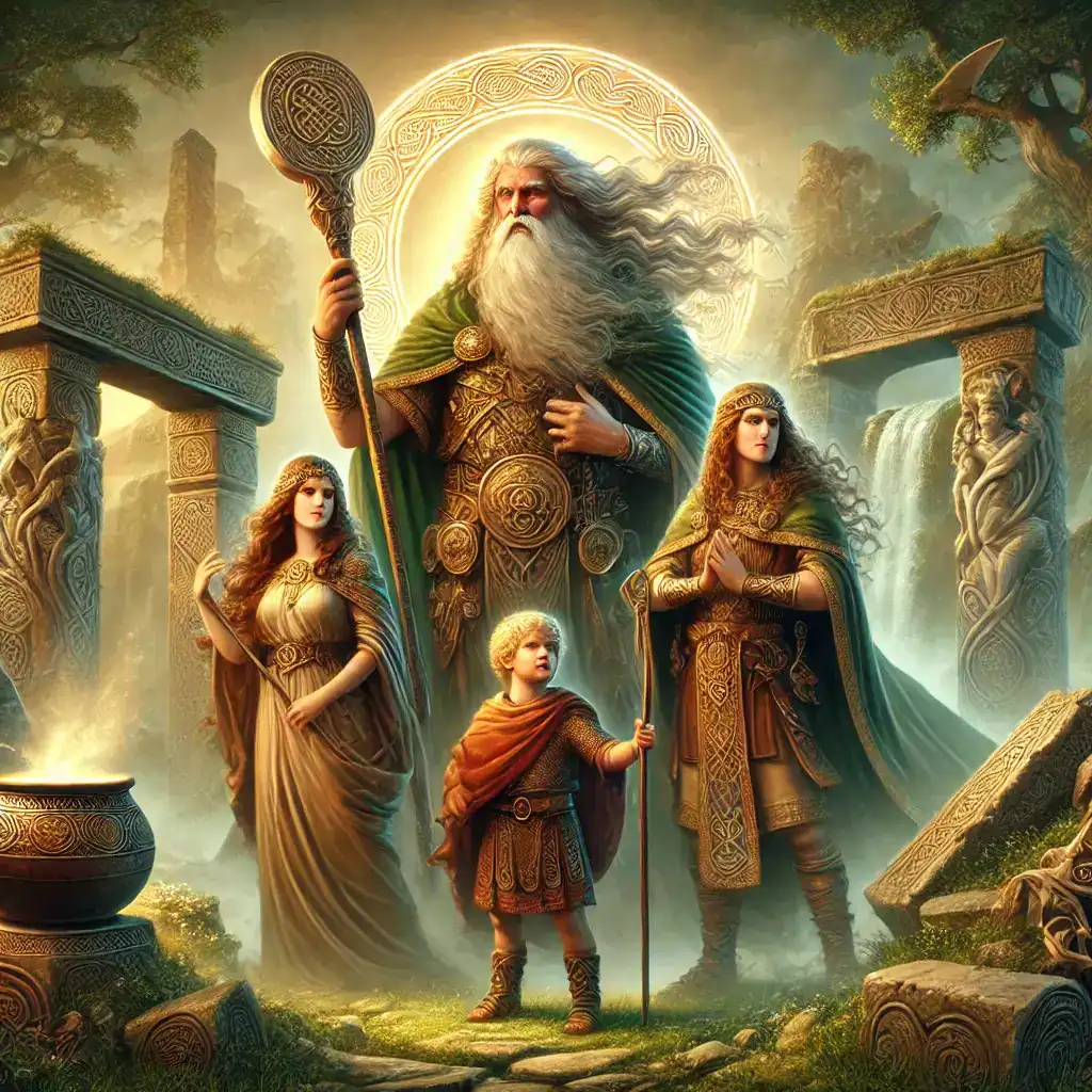 dagda mor with family