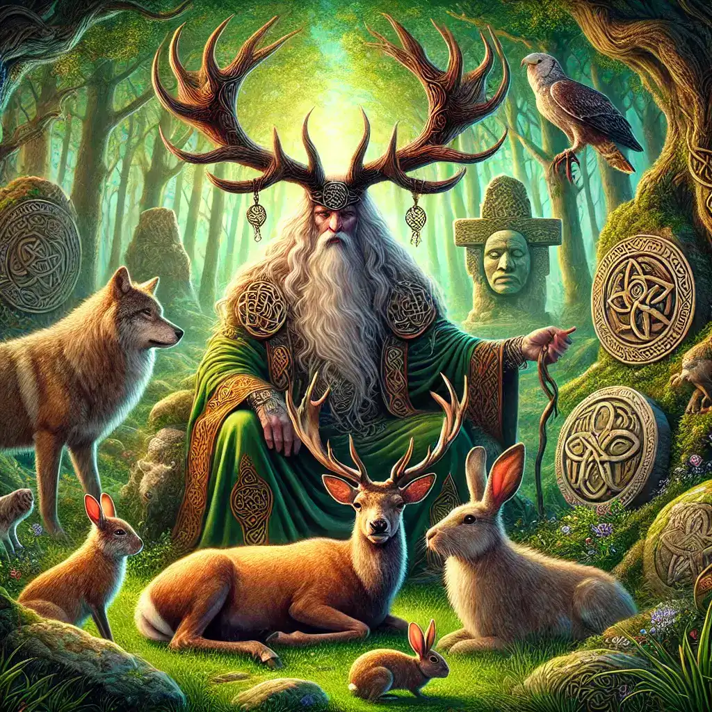 cernunnos symbols with animals