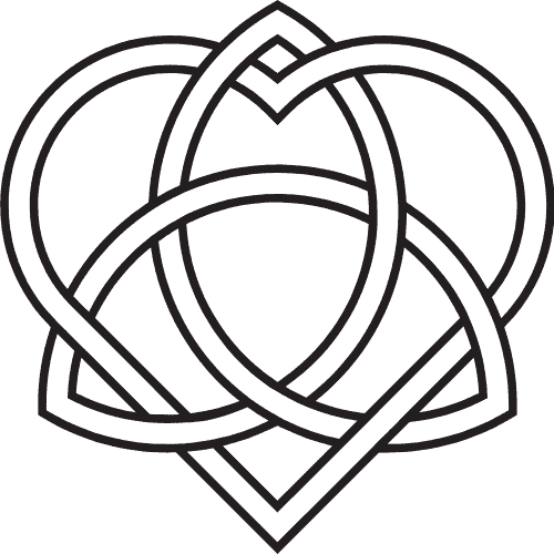 Intricate Irish knot artwork symbolizing heritage and tradition.