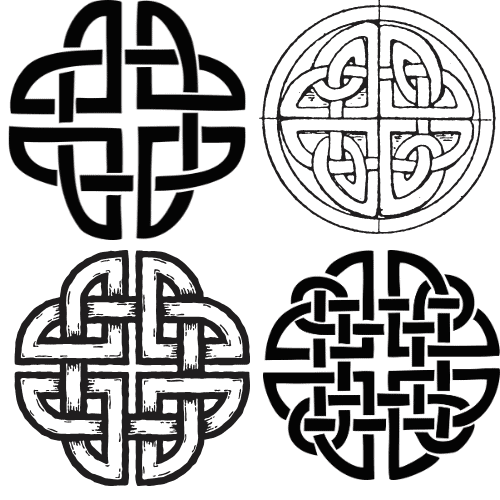 Intricate Celtic knot designs symbolizing Irish heritage and craftsmanship.