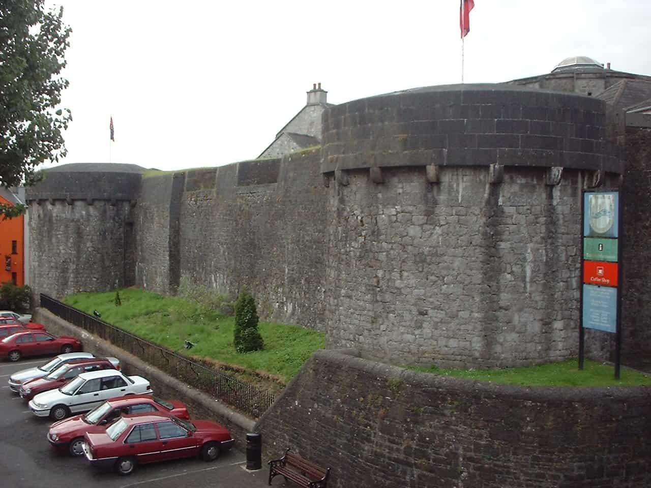 Exterior of Athlone Castle beside the River Shannon