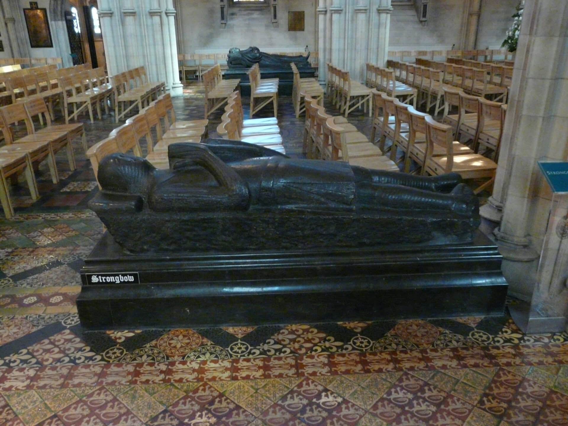 The effigy traditionally associated with Strongbow in Christ Church Cathedral, Dublin.