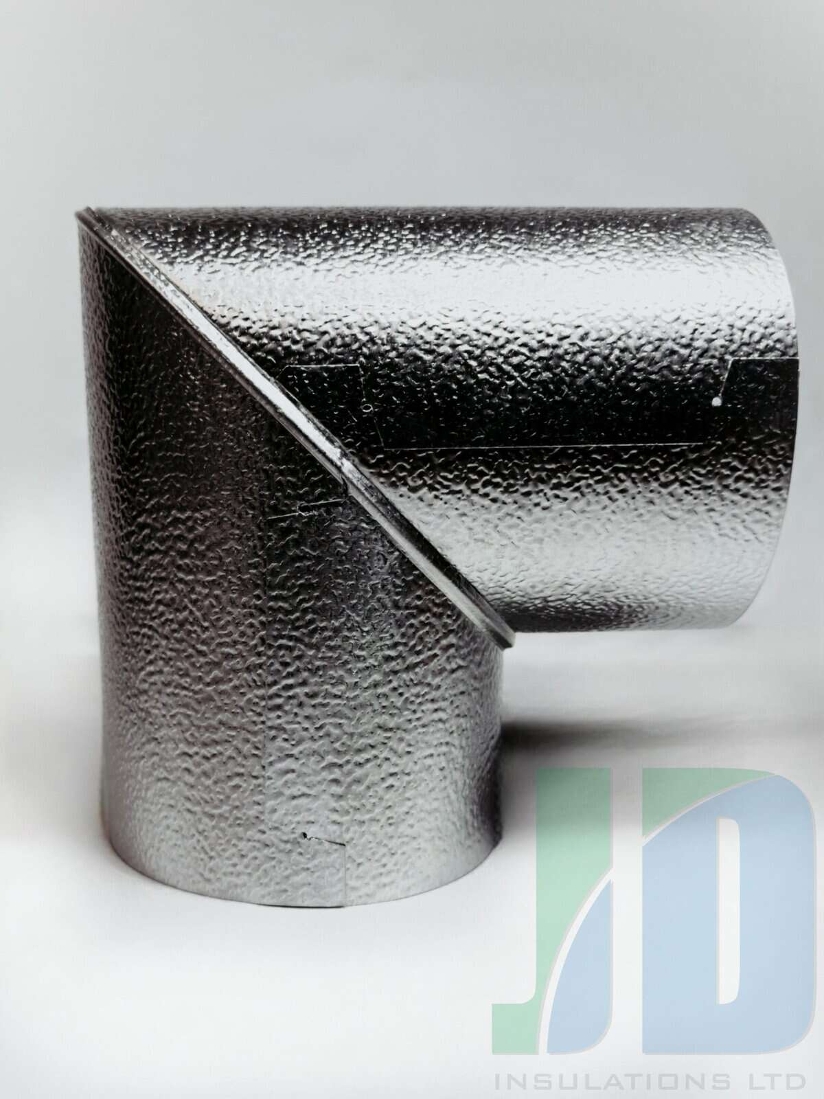 Reflective silver pipe insulation joint product