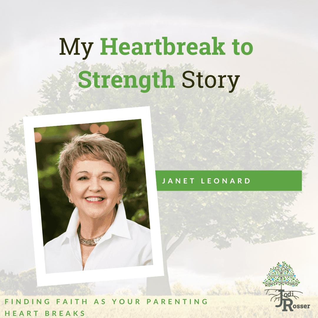 Portrait of Janet Leonard for Finding Faith as Your Parenting Heart Breaks.