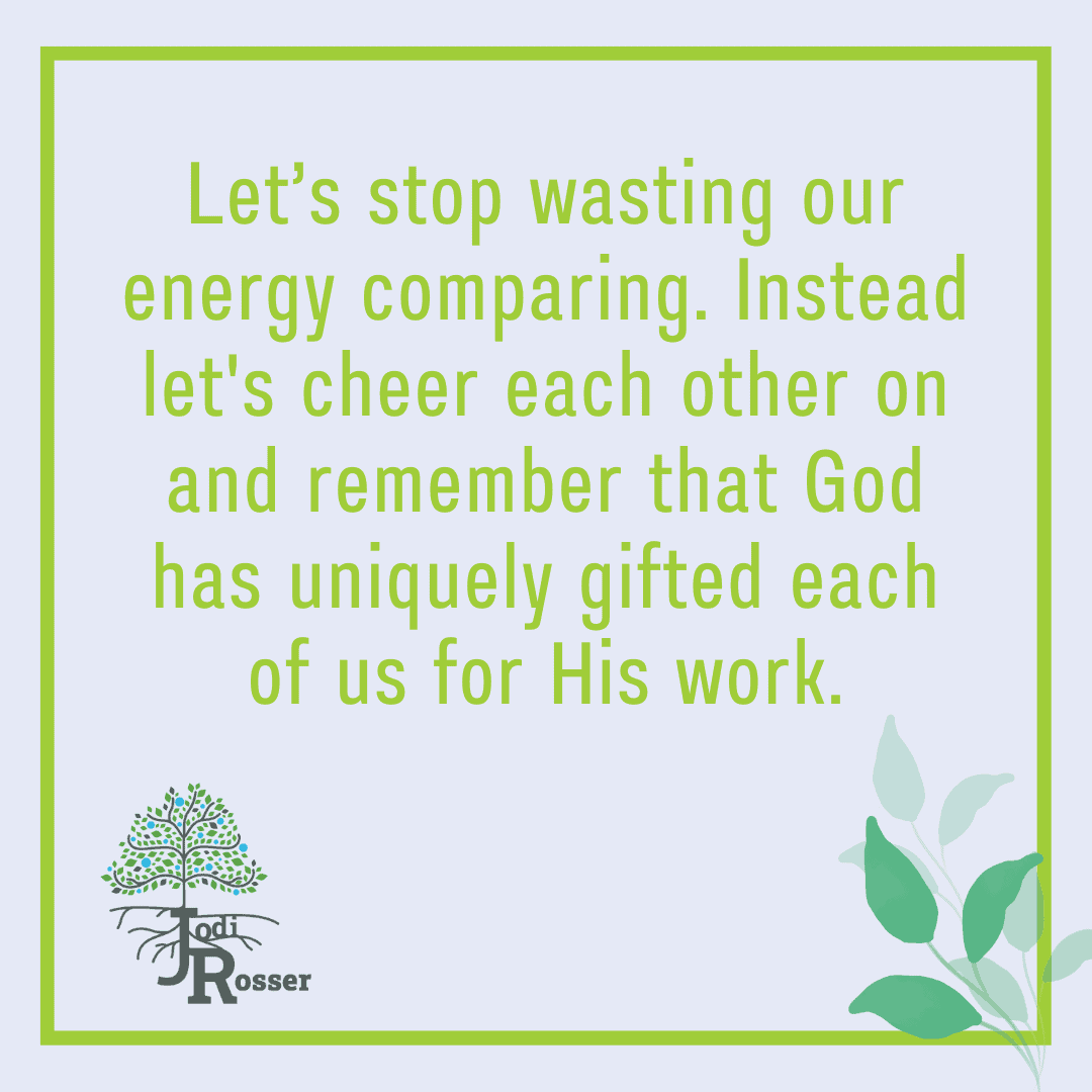 Comparing vs Cheering Each Other On