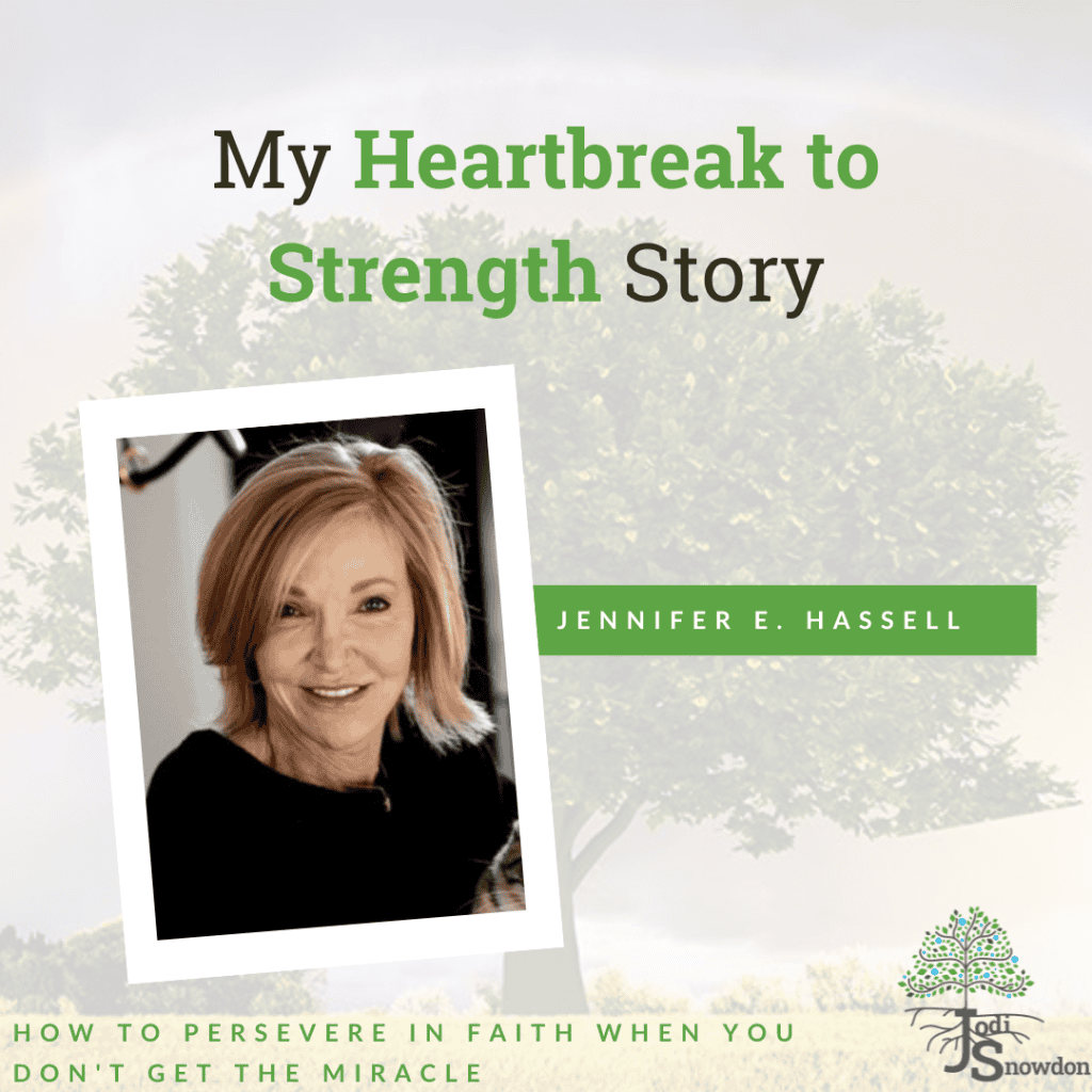 Portrait of Jennifer E. Hassell, author of Heartbreak to Strength story.