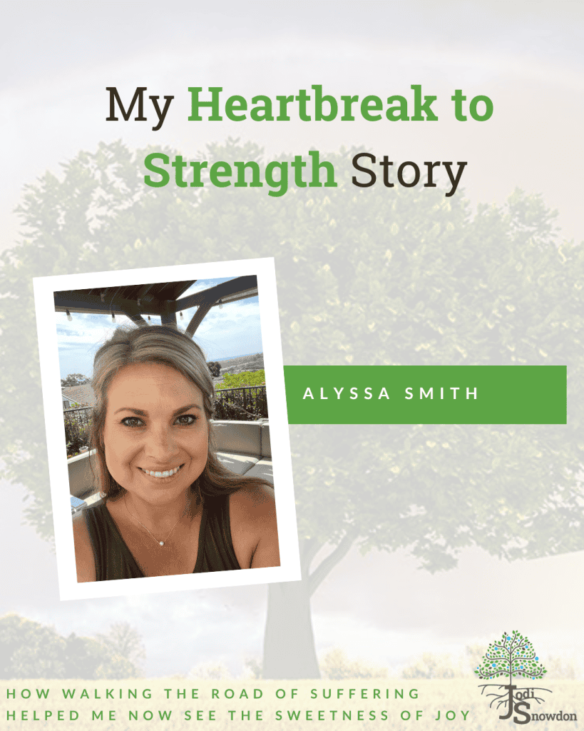 Portrait of Alyssa Smith, smiling, outdoors, personal story of resilience.