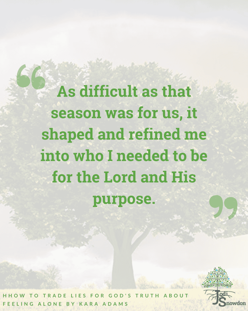 Inspirational quote about growth and purpose from Jodi Snowdon.
