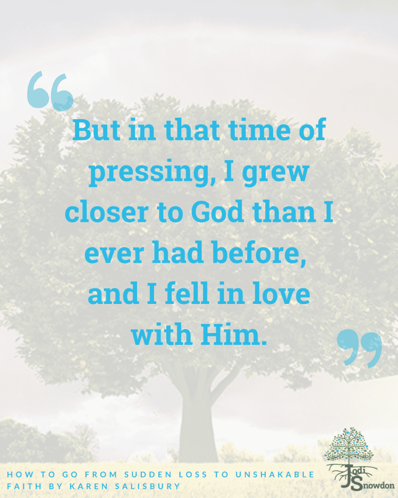 Sudden Loss to Unshakable Faith