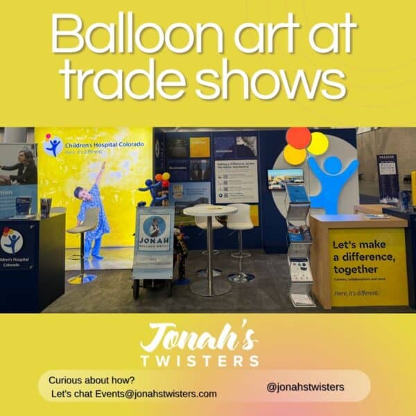 Balloon art at trade shows