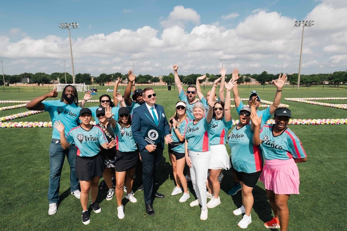 Group of Visit Frisco staff celebrating