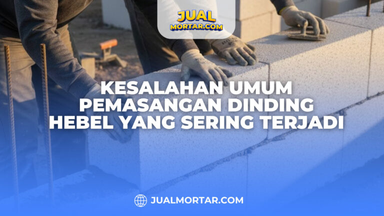 Kesalahan Umum Pemasangan Dinding Hebel yang Sering Terjadi
