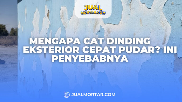 Mengapa Cat Dinding Eksterior Cepat Pudar Ini Penyebabnya