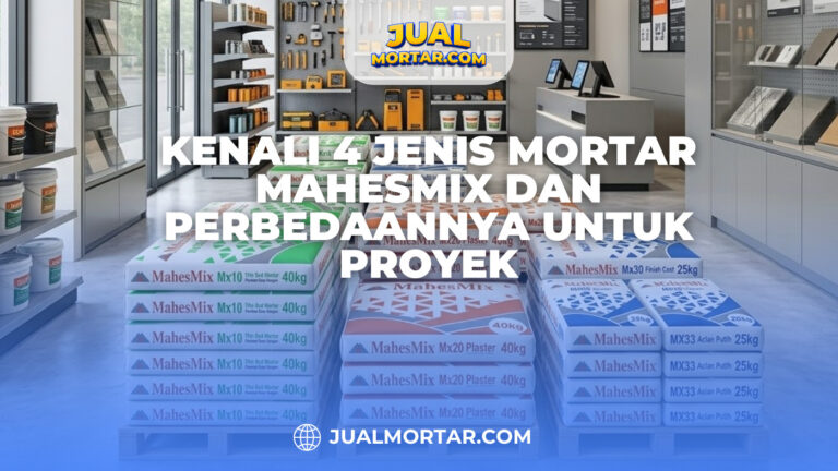 Kenali 4 Jenis Mortar MahesMix dan Perbedaannya Untuk Proyek