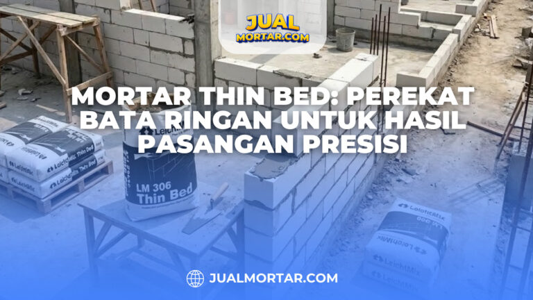 Mortar Thin Bed: Perekat Bata Ringan untuk Hasil Pasangan Presisi