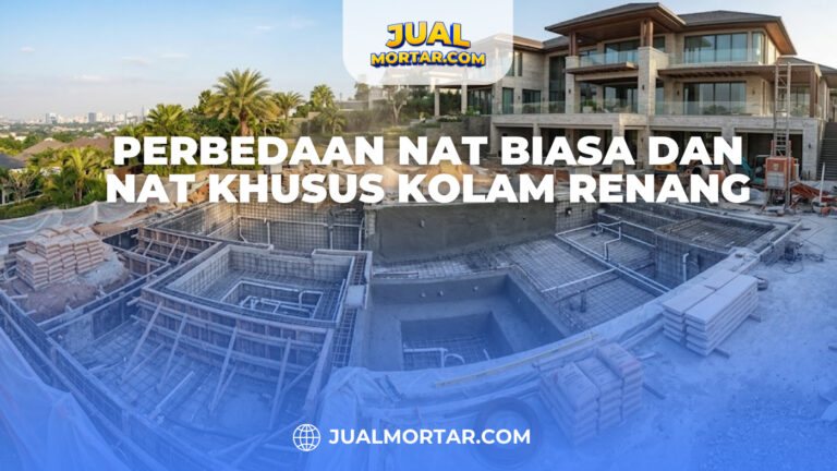 Perbedaan Nat Biasa Dan Nat Khusus Kolam Renang