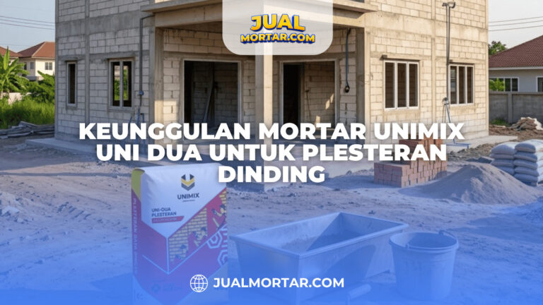 Keunggulan Mortar UniMix Uni Dua untuk Plesteran Dinding