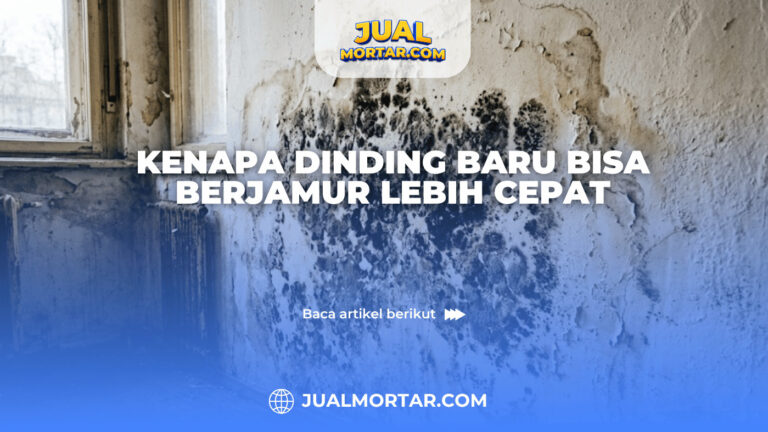 Kenapa Dinding Baru Bisa Berjamur Lebih Cepat