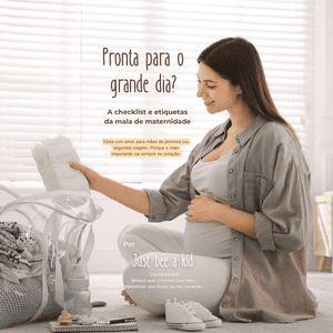 kit de organização da mala de maternidade
