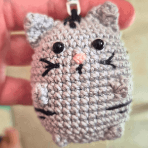 porta- chaves gato fofo amigurumi