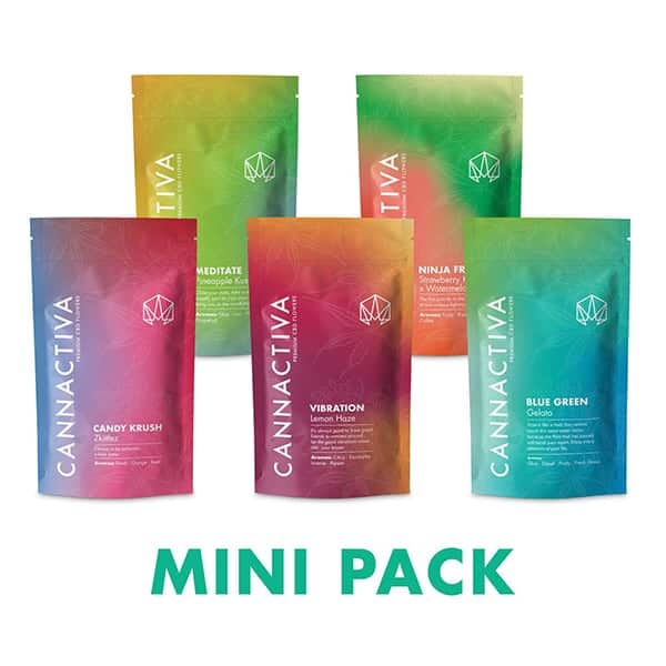Mini-Pack de 5 flores de CBD Premium de Cannactiva