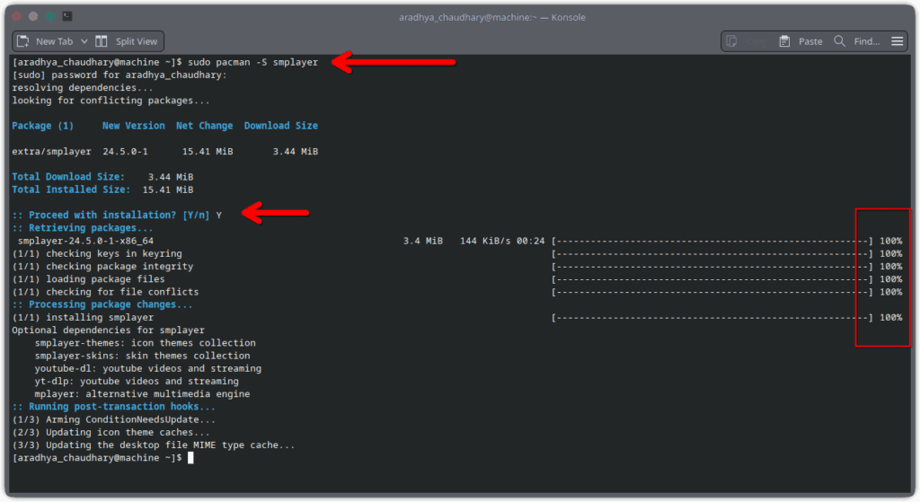 Kextcache tool optimizing system/kernel extensions for improved macOS performance.